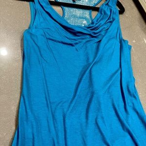 Teal Razorback Tank with Chainmail Back